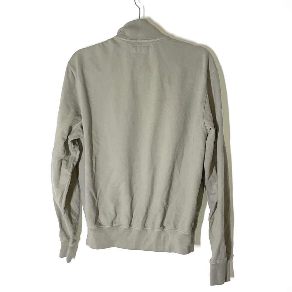 Buck Mason Mens Flint Grey Venice Wash Brushed Loopback Track Jacket Size Medium - Picture 8 of 8